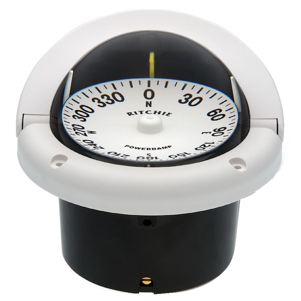 Ritchie Hf-742W Helmsman Compass Flush Mount - White HF-742W - main